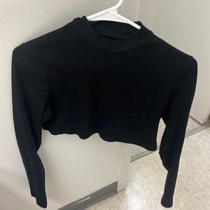 Shein Large Turtle neck cropped long sleeve